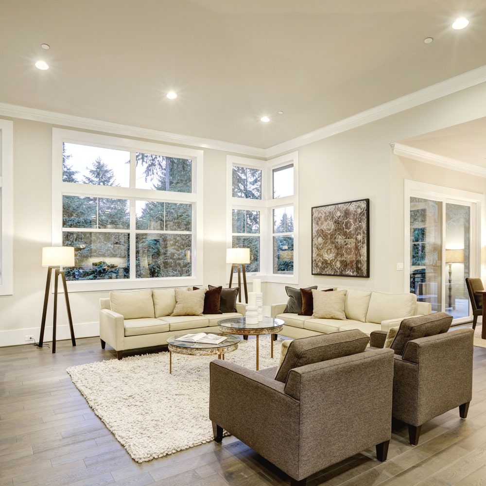 GU10 Corpo Rotondo Regolabile Bianco