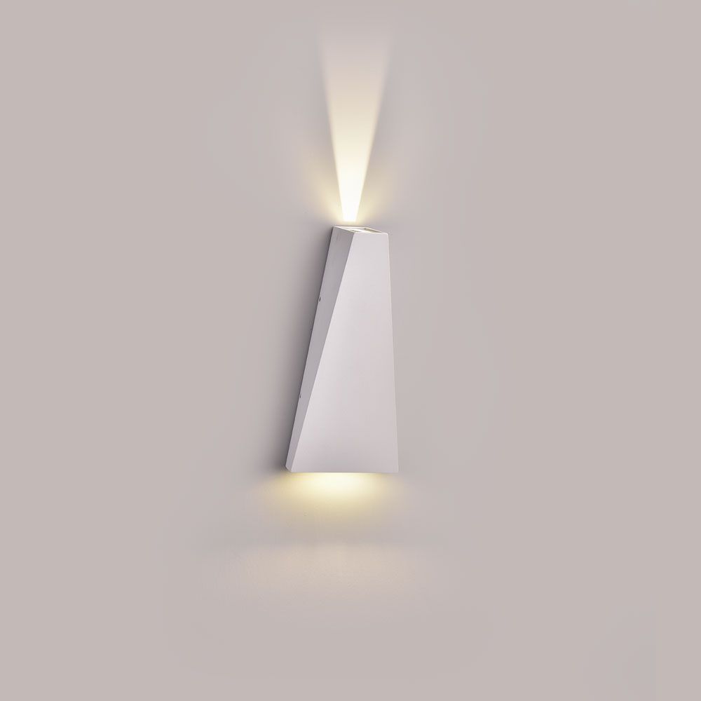 Lampada LED da Muro Doppio Fascio Luminoso Colore Bianco
