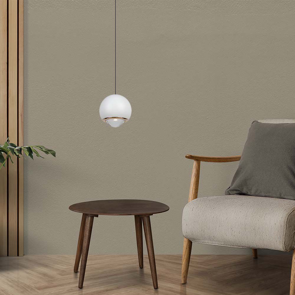 5W LED Hanging Pendant Light White 3000K img 1