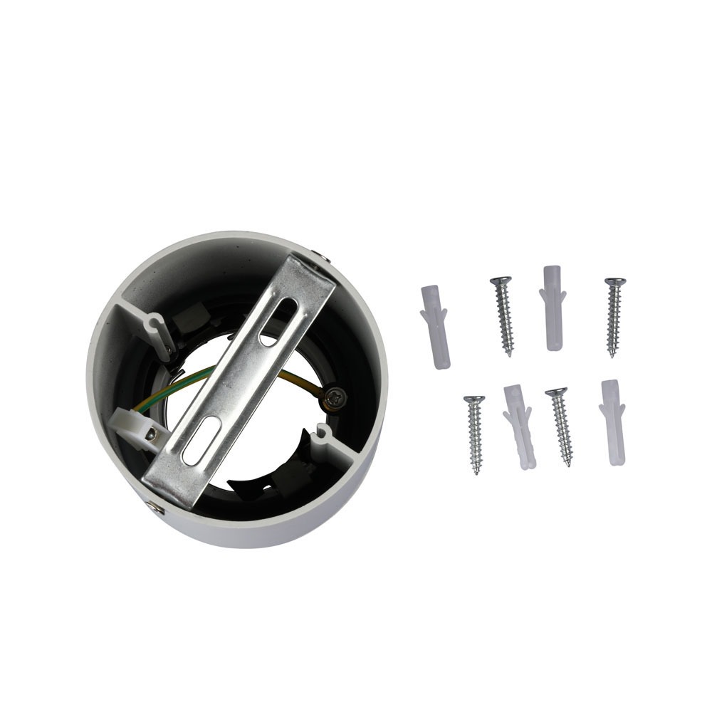 GU10 Corpo Faretto Rotondo Bianco IP54 img 2