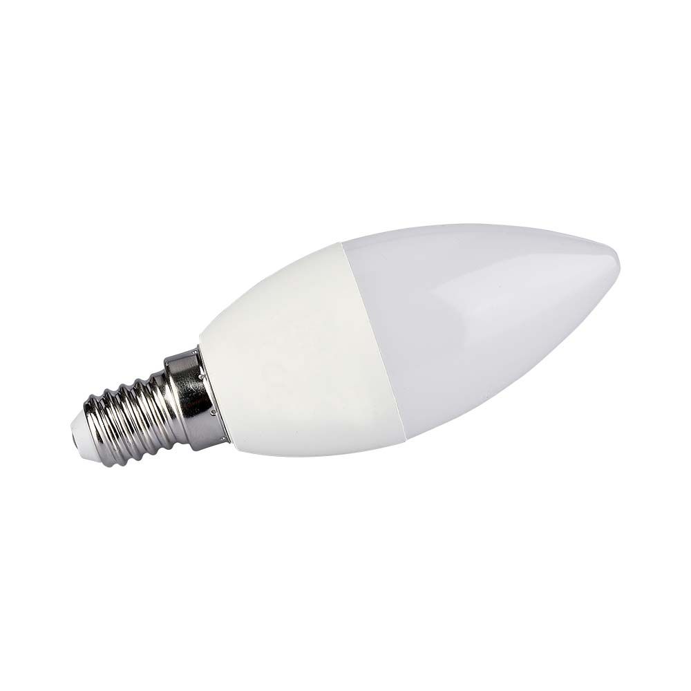 LED Bulb Candle 4.8W E14 With RF Control RGB 4000K Dimmable img 3