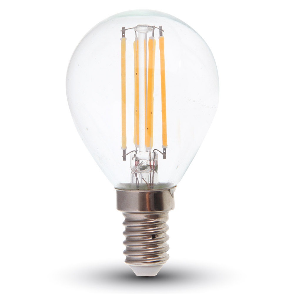 LED Bulb - 6W Filamen E14 P45 Clear Cover 