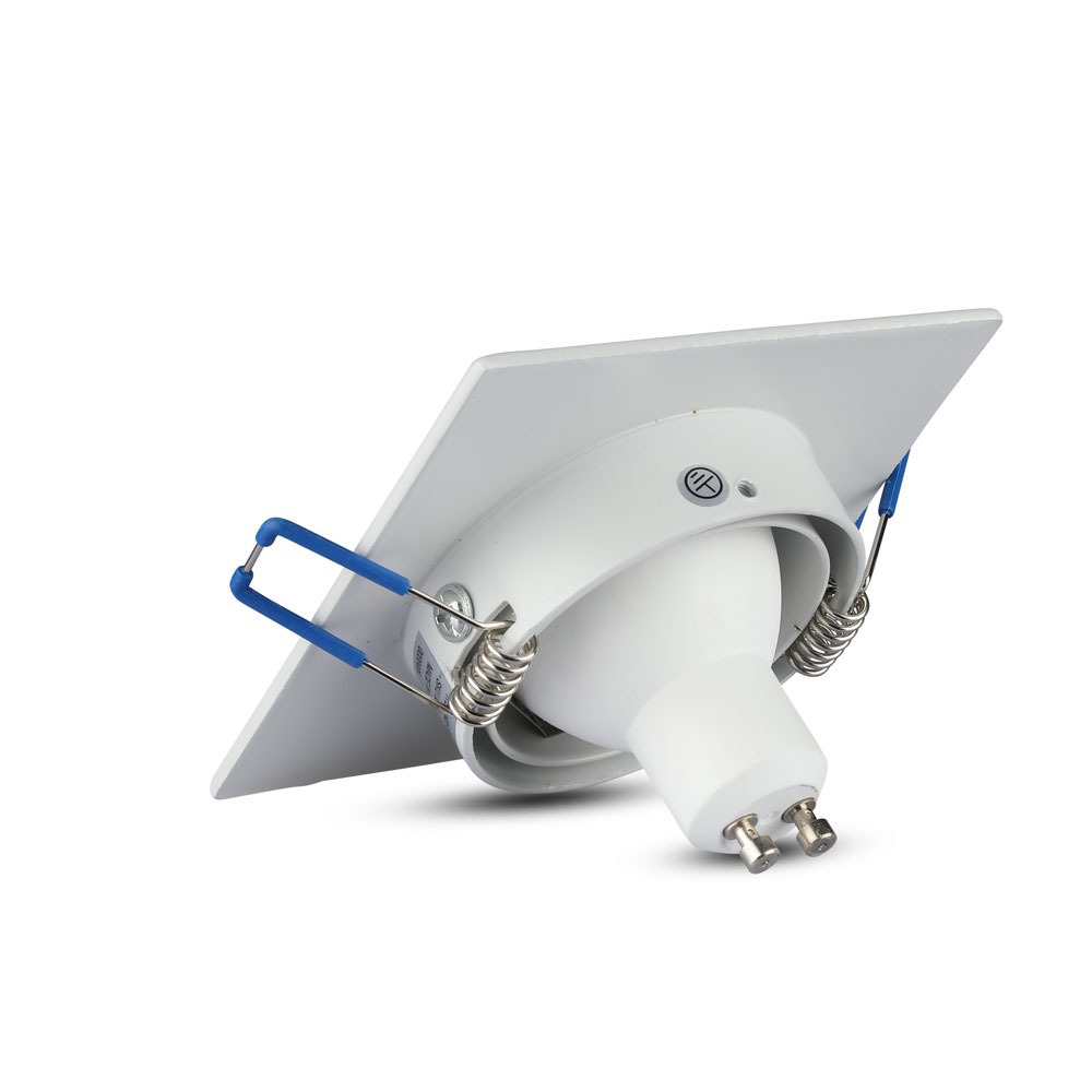 1*GU10 Corpo Quadrato Bianco img 2