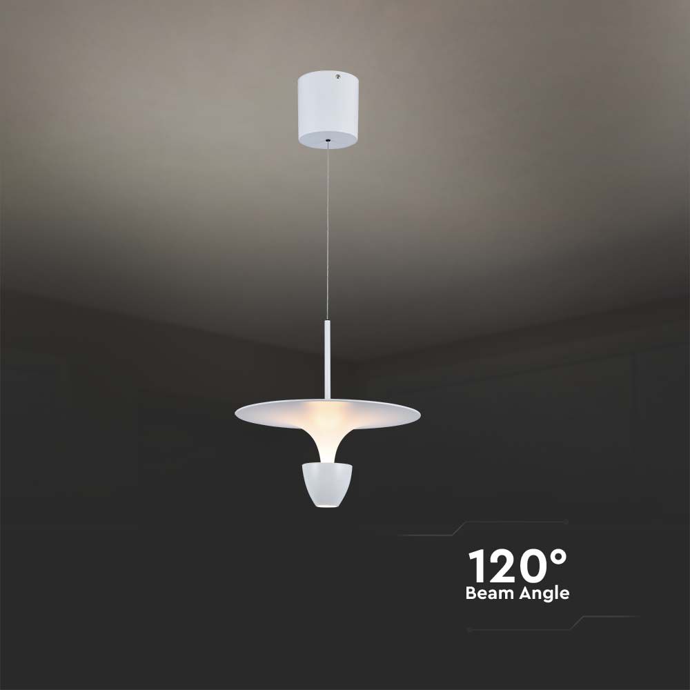 9W LED Designer Hanging Lamp (30*300*1370MM) White 3000K Adjustable Height img 2