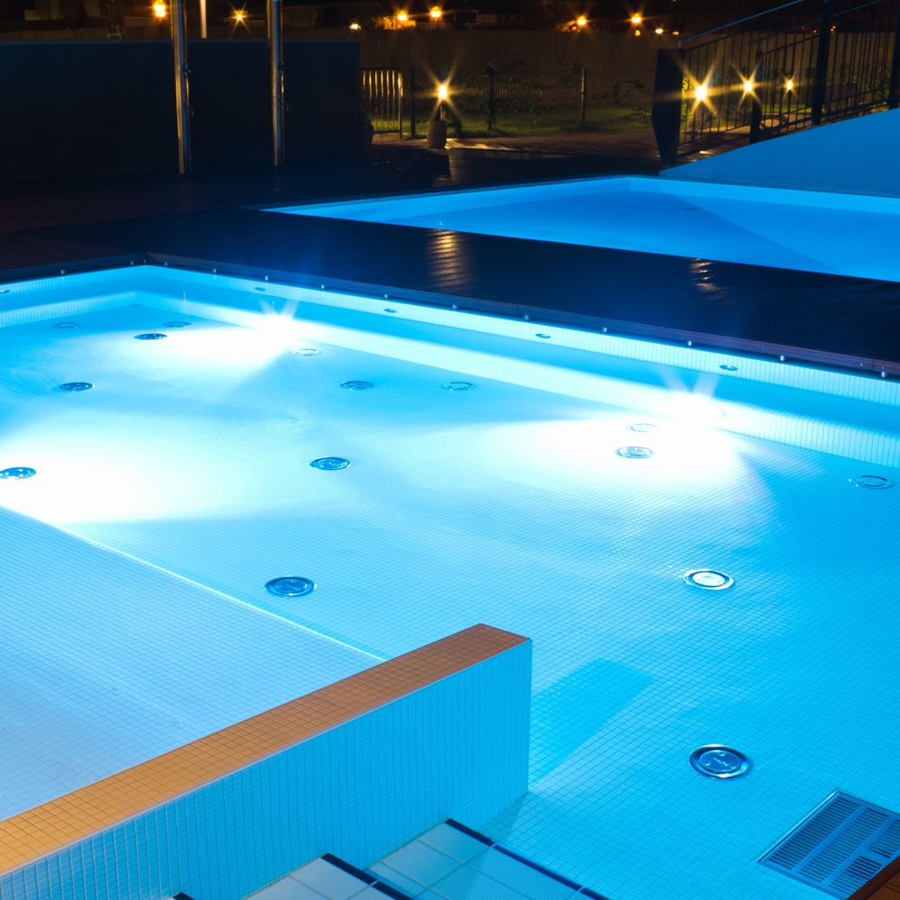 Lampada LED da Piscina in Vetro