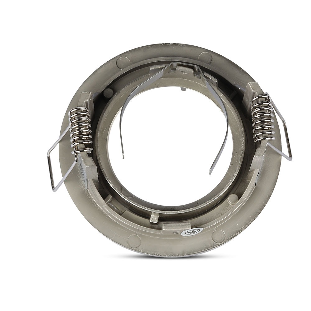 GU10 Corpo Faretto Rotondo Nichel satinato img 5