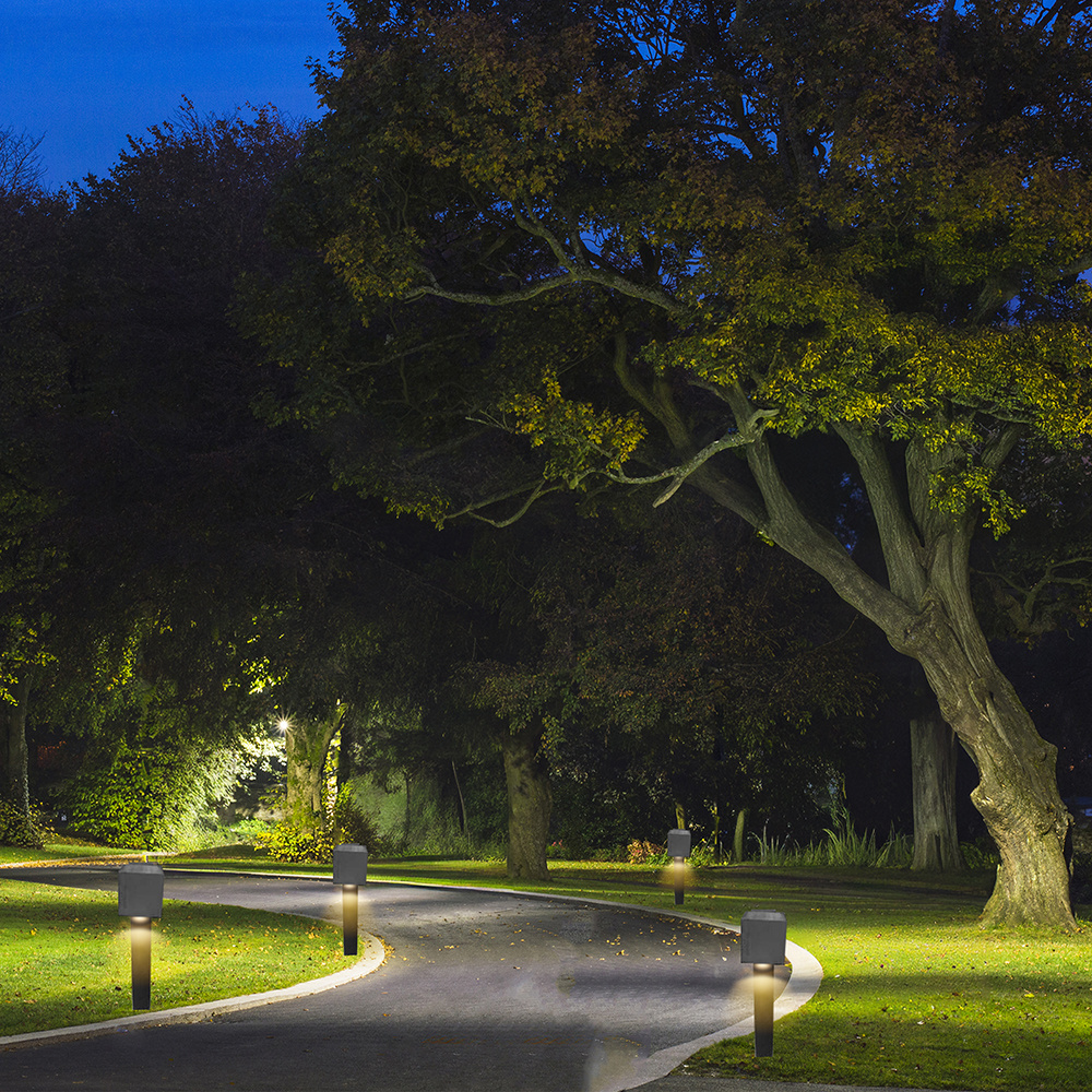 Spike For Solar Wall Light 100*35*274MM Dark Grey Body