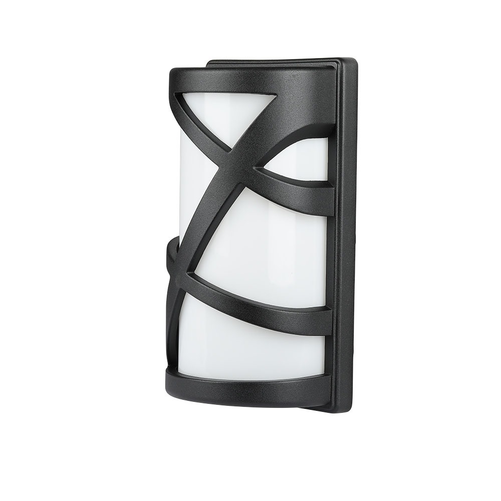 Lampa ścienna E27 40W czarny mat