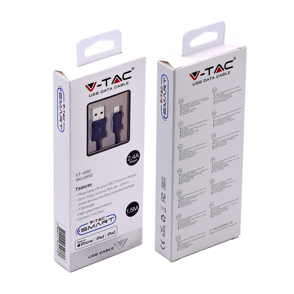 Iphone Cable Black MFI Licence