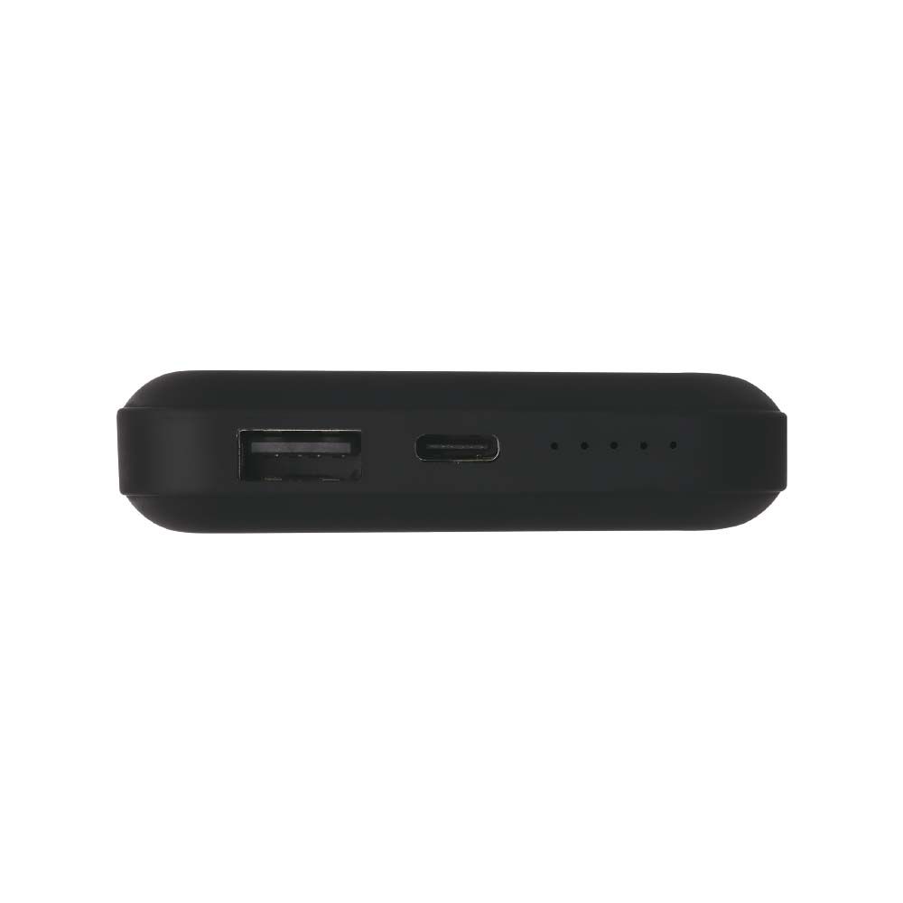 Power Bank 10000 mAh MagSafe Ultra Sottile Magnetico con Ricarica Wireless Colore Nero img 3