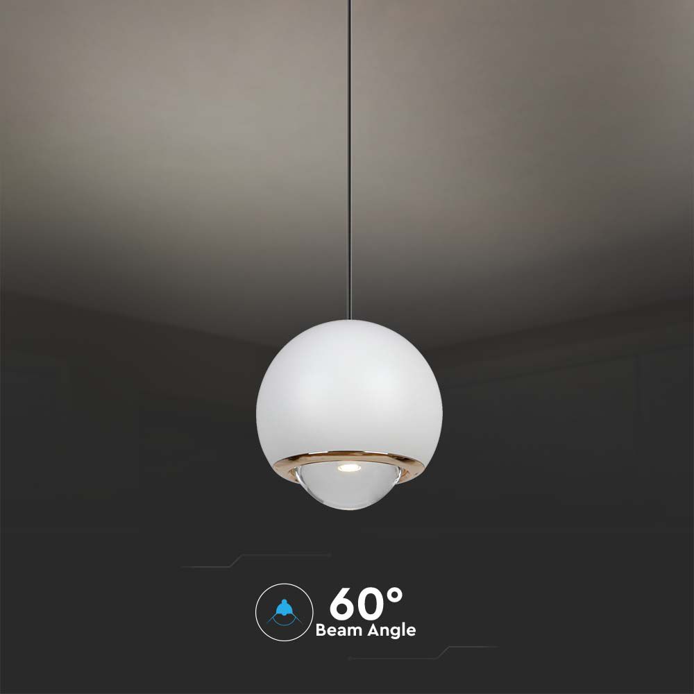 5W LED Hanging Pendant Light White 3000K img 2