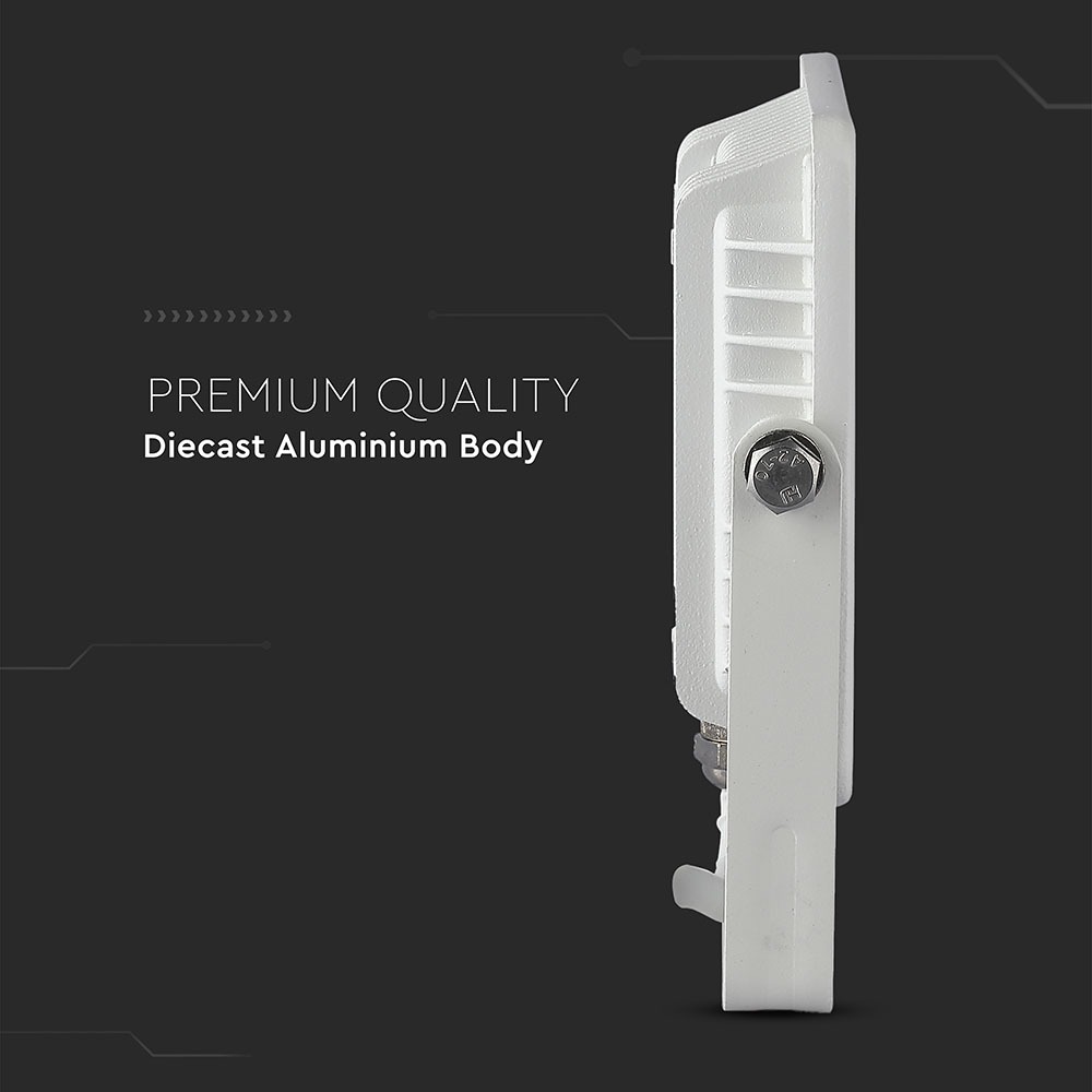 20W LED Proiettore SMD SAMSUNG Chip Corpo Bianco 6400K img 1