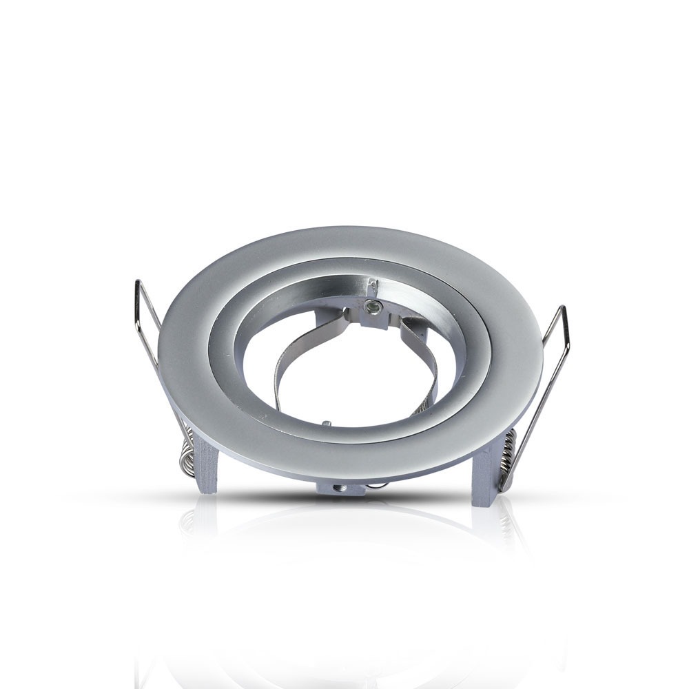 GU10 Corpo Faretto Rotondo Grigio argento img 1