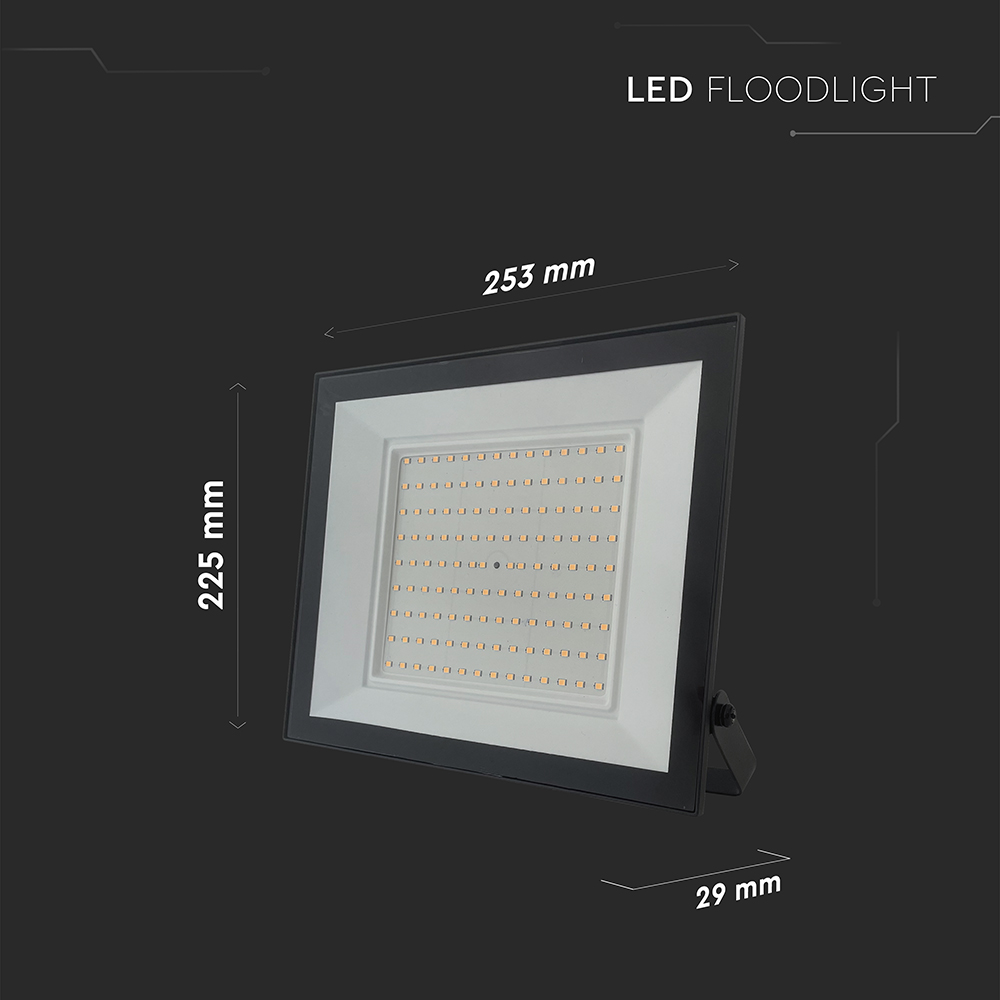 100W LED Floodlight 3000K White Body