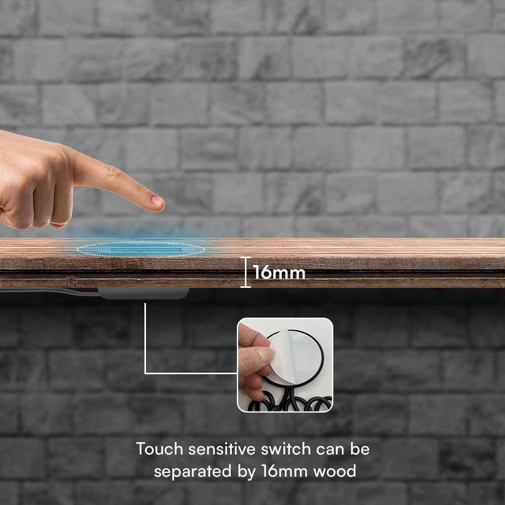 Hidden Touch Dimmer Switch For LED Strip Light Black Body img 2