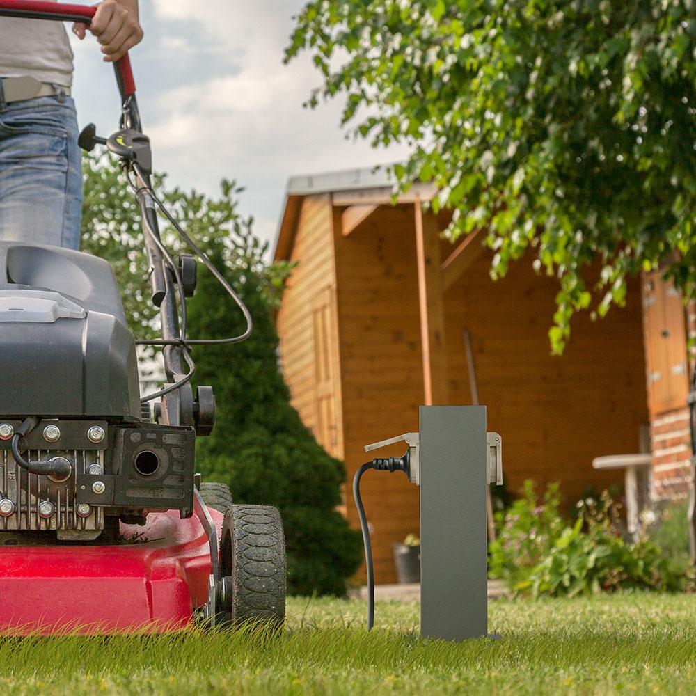 Presa doppia da giardino IP44 img 1