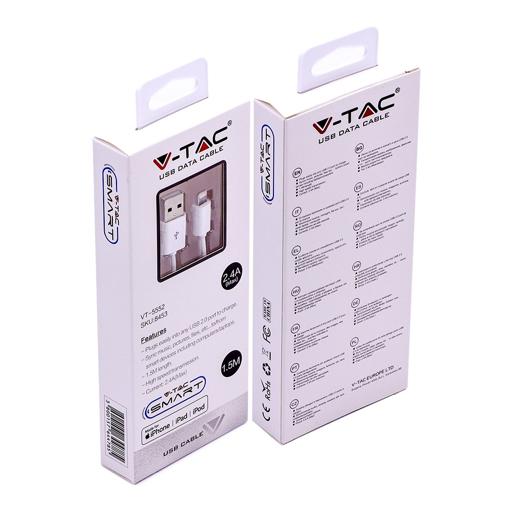 Iphone Cable White MFI Licence