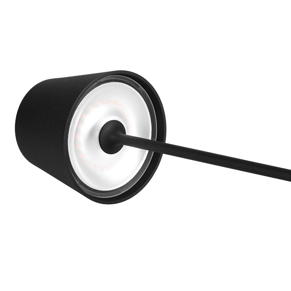 1.5W LED Table Lamp 3000K IP54 Sand Black Body img 3