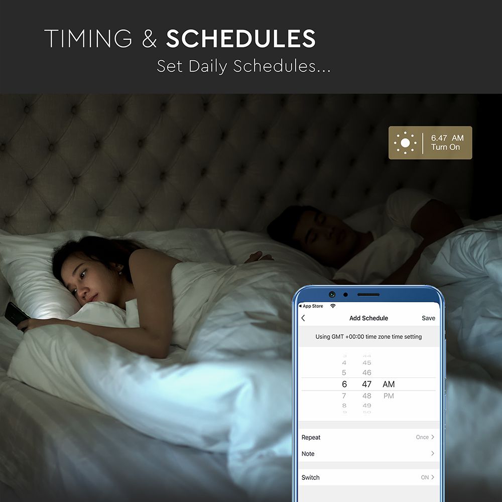 LED - 11W E27 A60 SMART WIFI RGB WWCW img 1