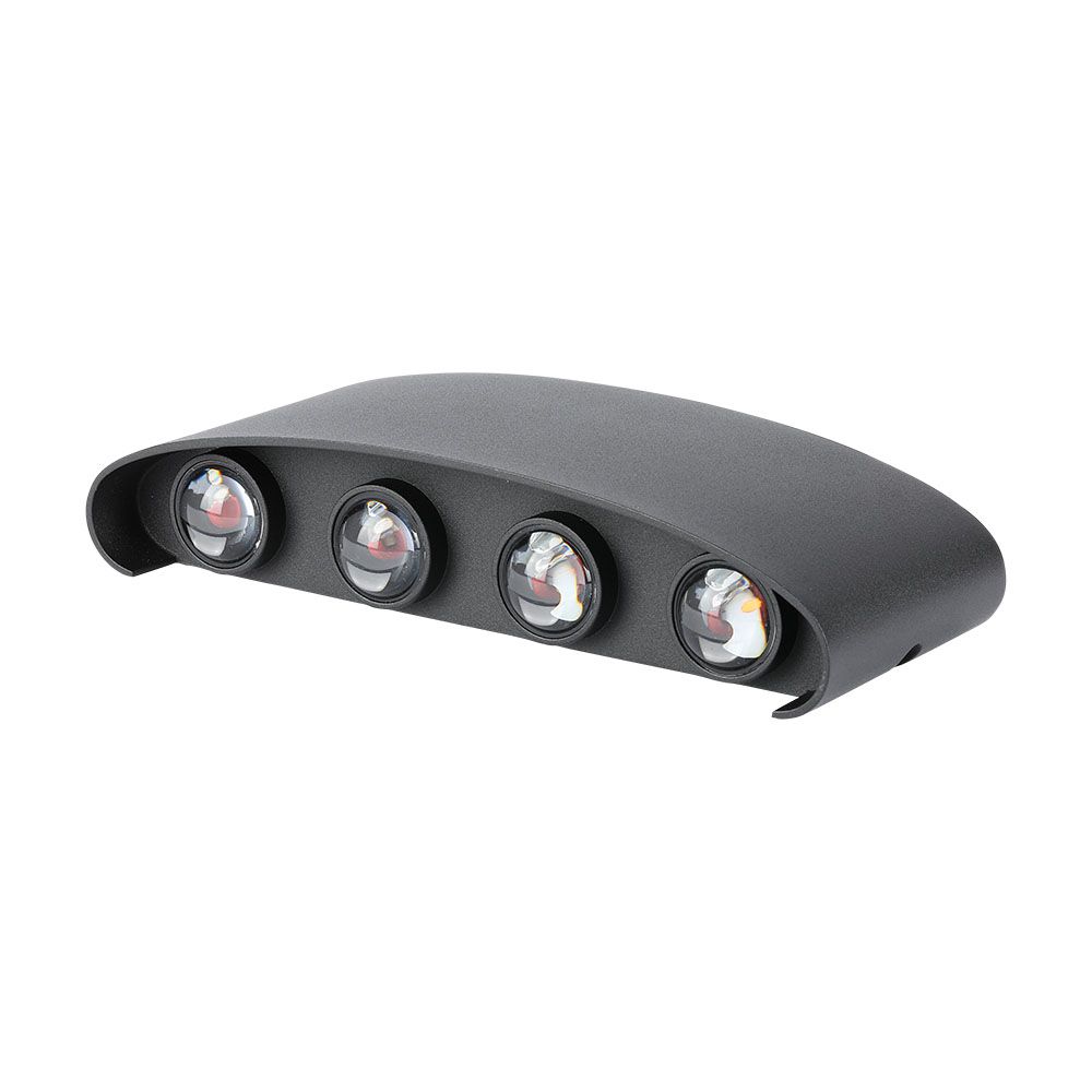 8W  Wall Light Sand Black IP54 4000K img 1