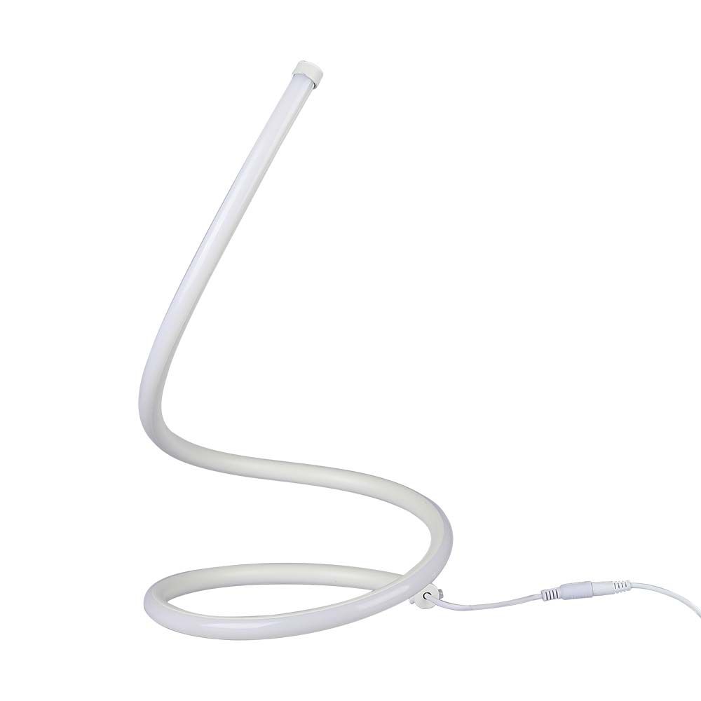 17W  Designer Table Lamp With EU Plug Cord  Switch White 3000K