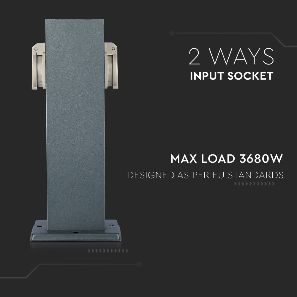 Presa doppia da giardino IP44 img 1