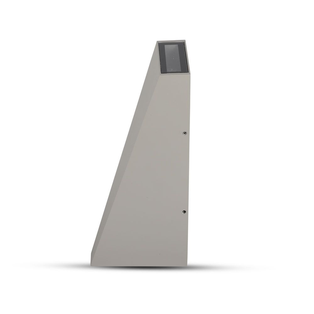 6W LED Wall Light Grey Body IP65 3000K img 1