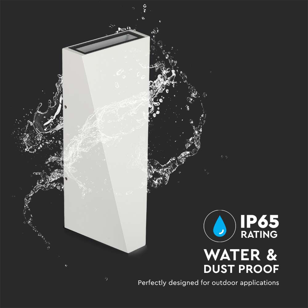 Lampada LED da Muro Doppio Fascio Luminoso Colore Bianco img 1