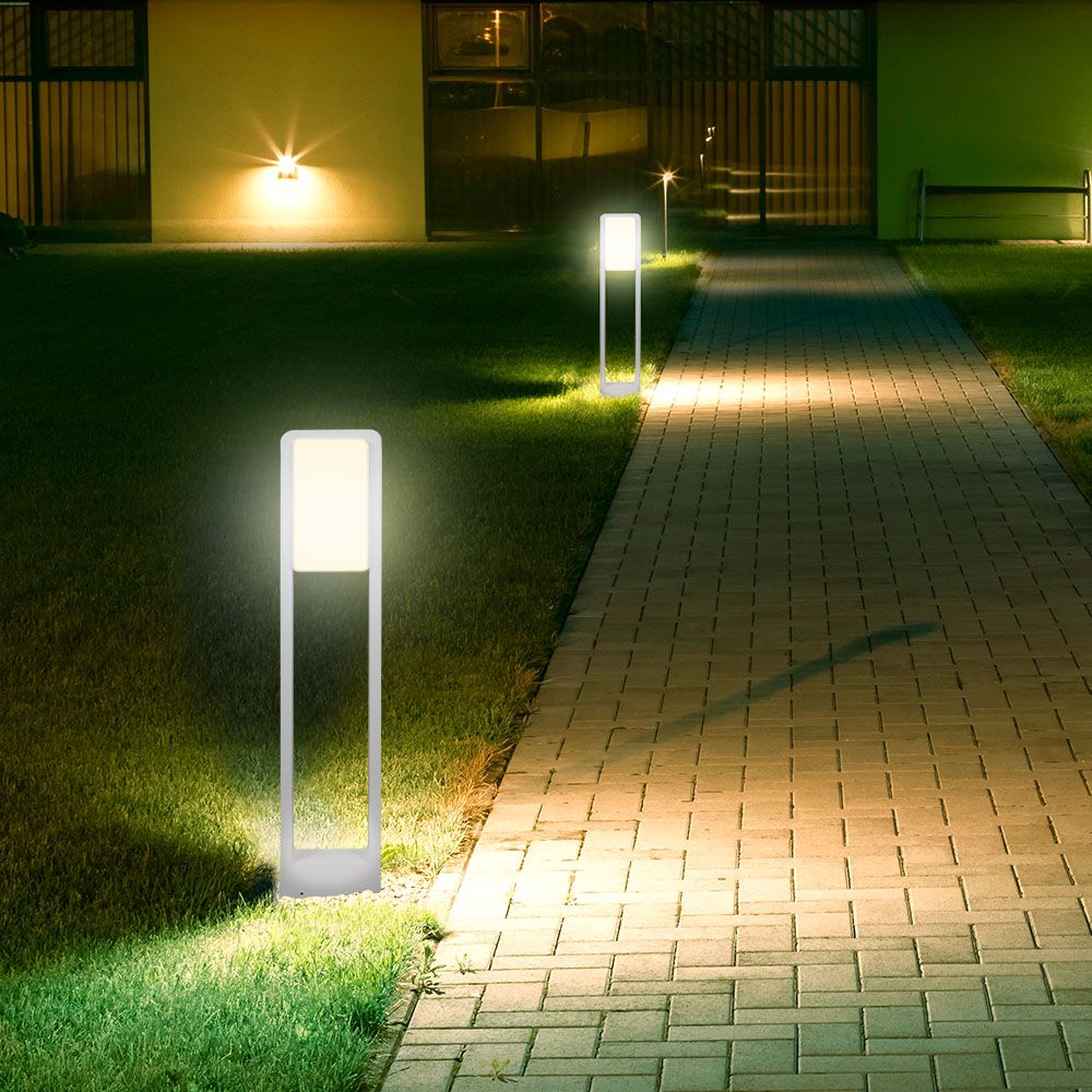 10W LED Bollard Lamp SAMSUNG CHIP White Body IP65 4000K img 1