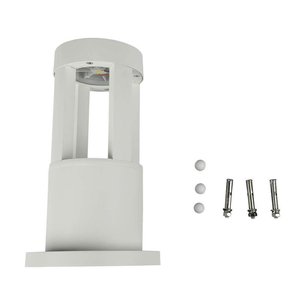 10W LED Wall Light White Body 25cm Height CREE CHIP 4000K img 2