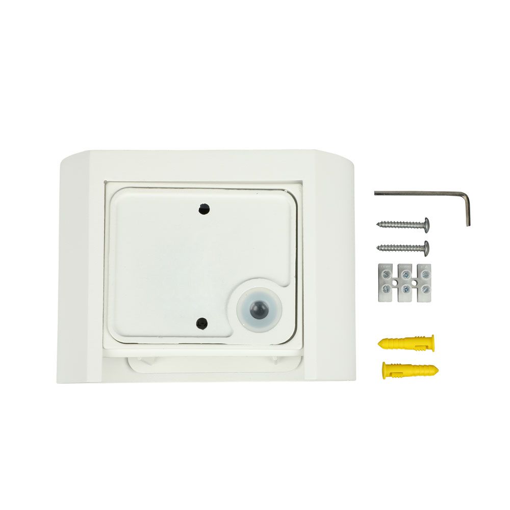 6W Wall Lamp Bridglux Chip White Body Round IP65 4000K img 3