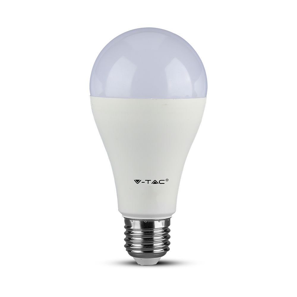 LED Bulb - SAMSUNG CHIP 17W E27 A65 Plastic 6400K Dimmerabile