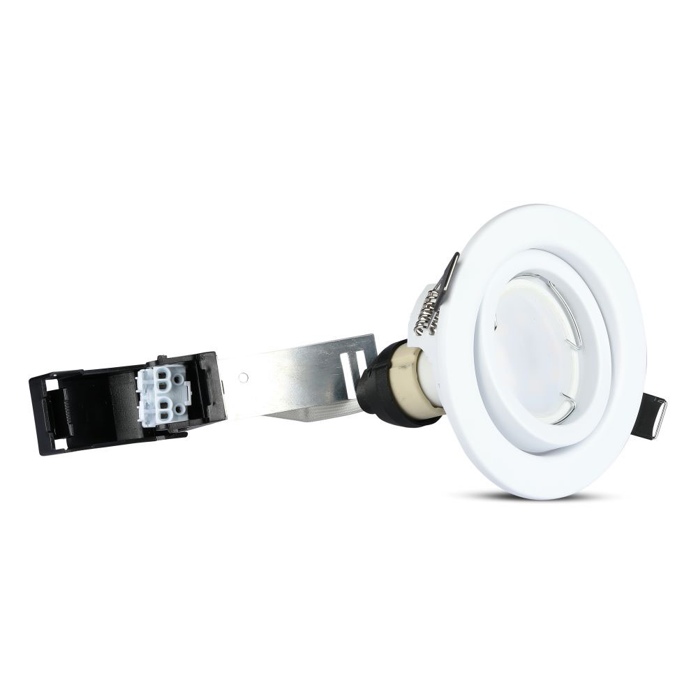 Faretto a LED GU10 con attacco bianco 6400K 3 pezzi / pacco