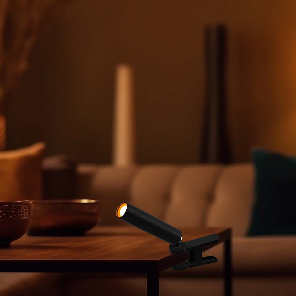 3W LED Magnetic Table Lamp 4000K Black Body img 2