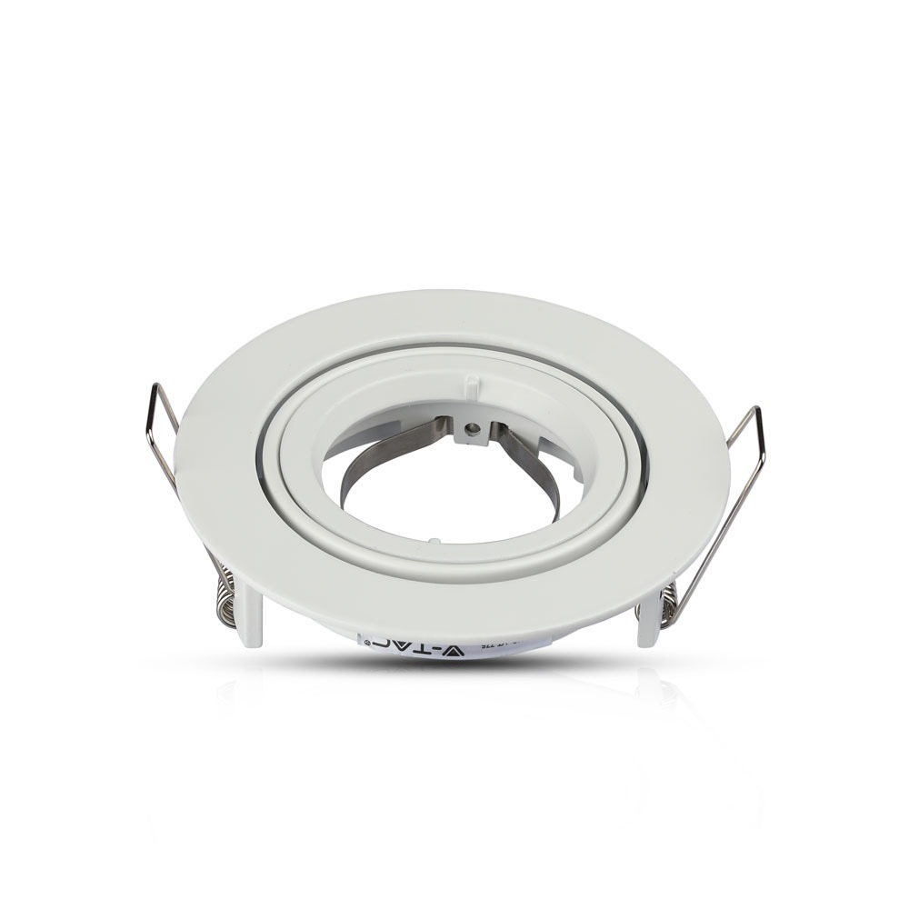 GU10 Corpo Faretto Rotondo Bianco img 2