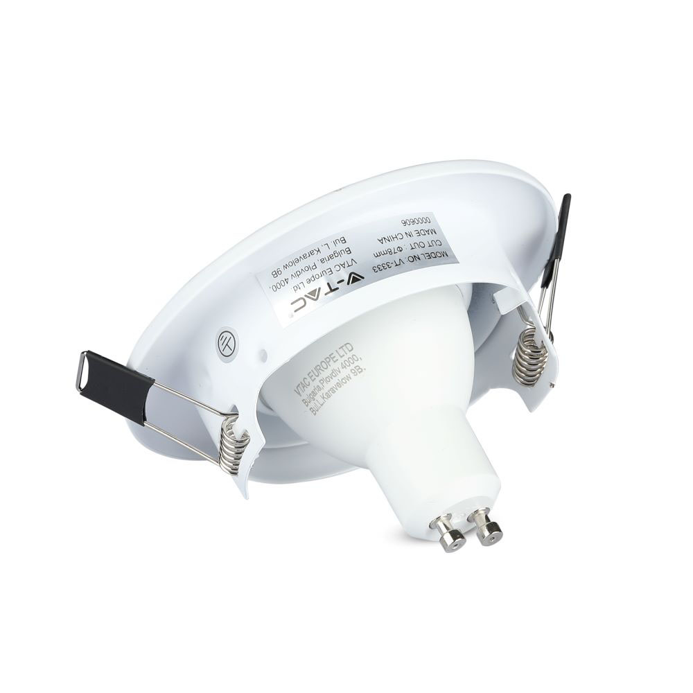 Faretto a LED GU10 con attacco bianco 6400K 3 pezzi / pacco img 2