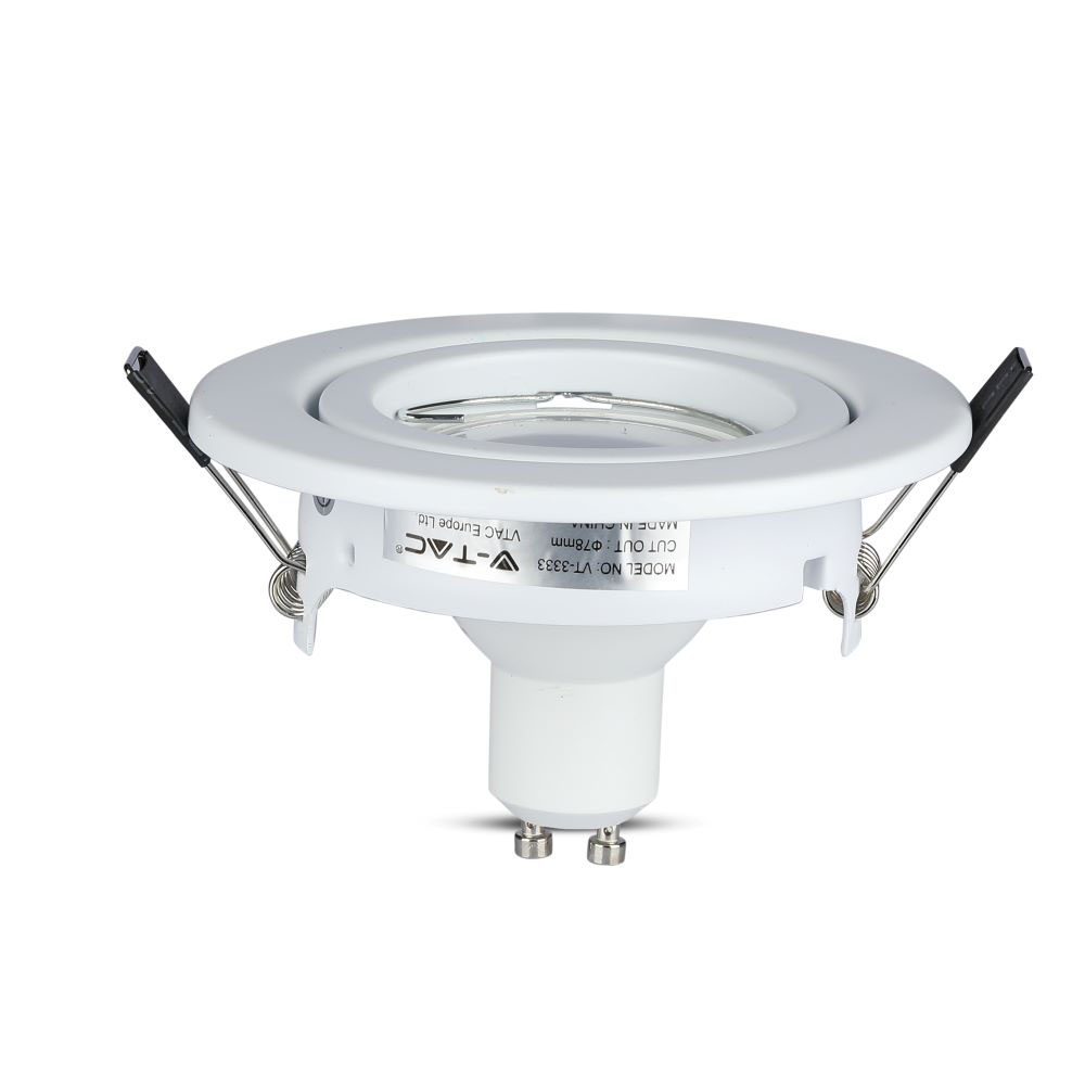 Faretto a LED GU10 con attacco bianco 6400K 3 pezzi / pacco img 3