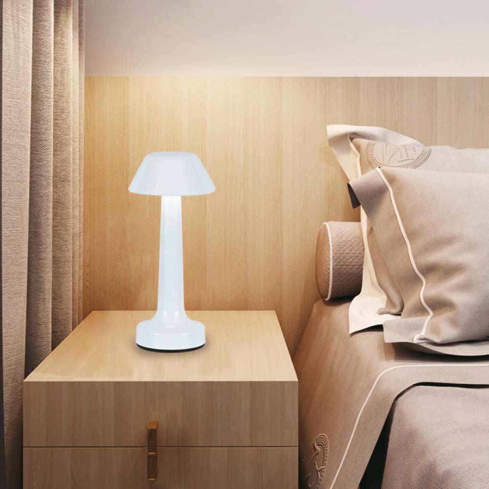 2W LED Table Lamp (D100*230) 3IN1 White Body
