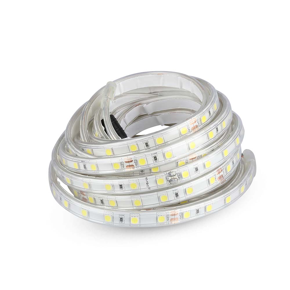 LED Strip 5050 60 Led 24V IP65 4000K img 1