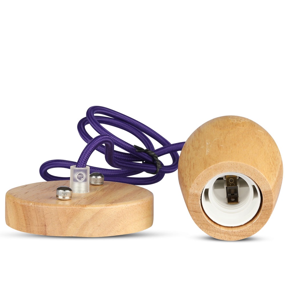 Lampadario con Portalampada Cavo Viola img 1