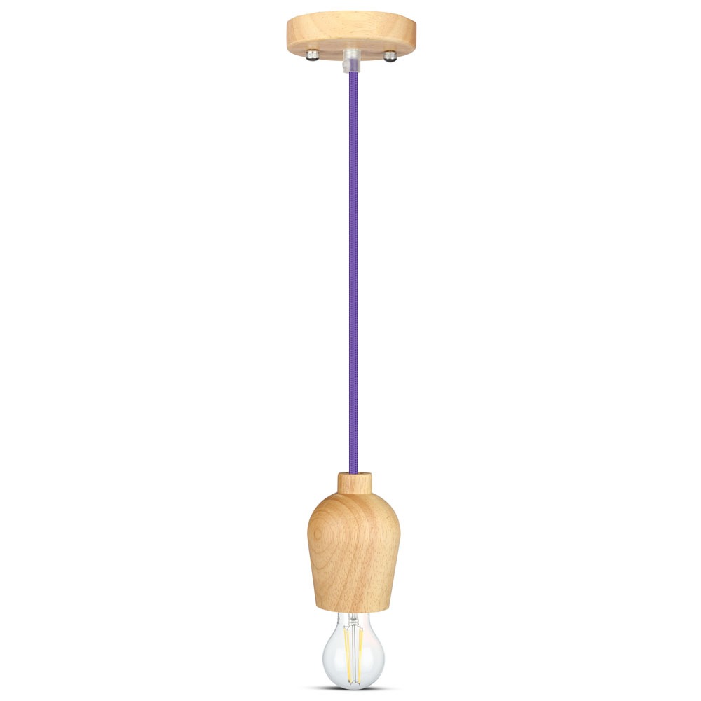 Lampadario con Portalampada Cavo Viola img 2