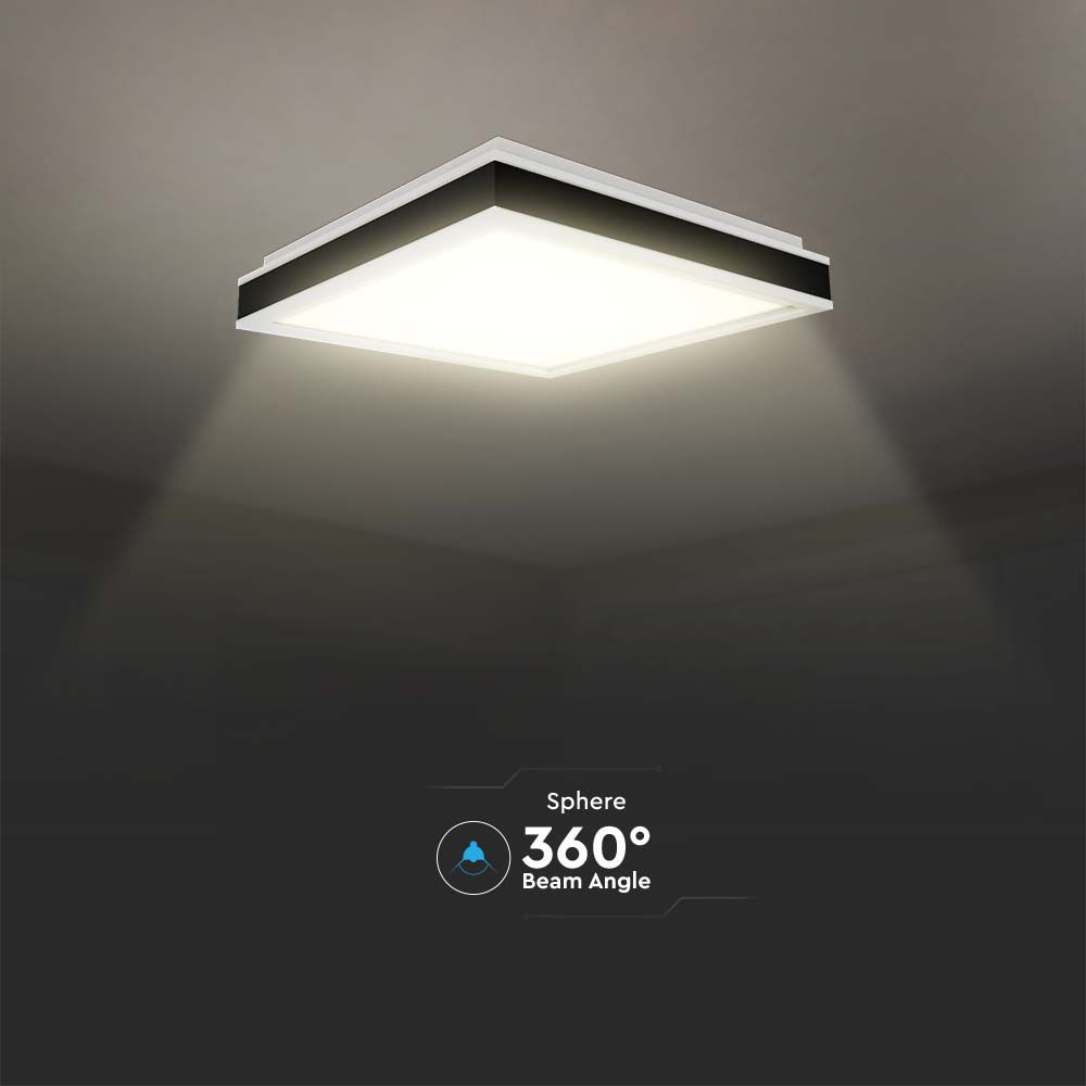 LED Designer Light Black Square img 2