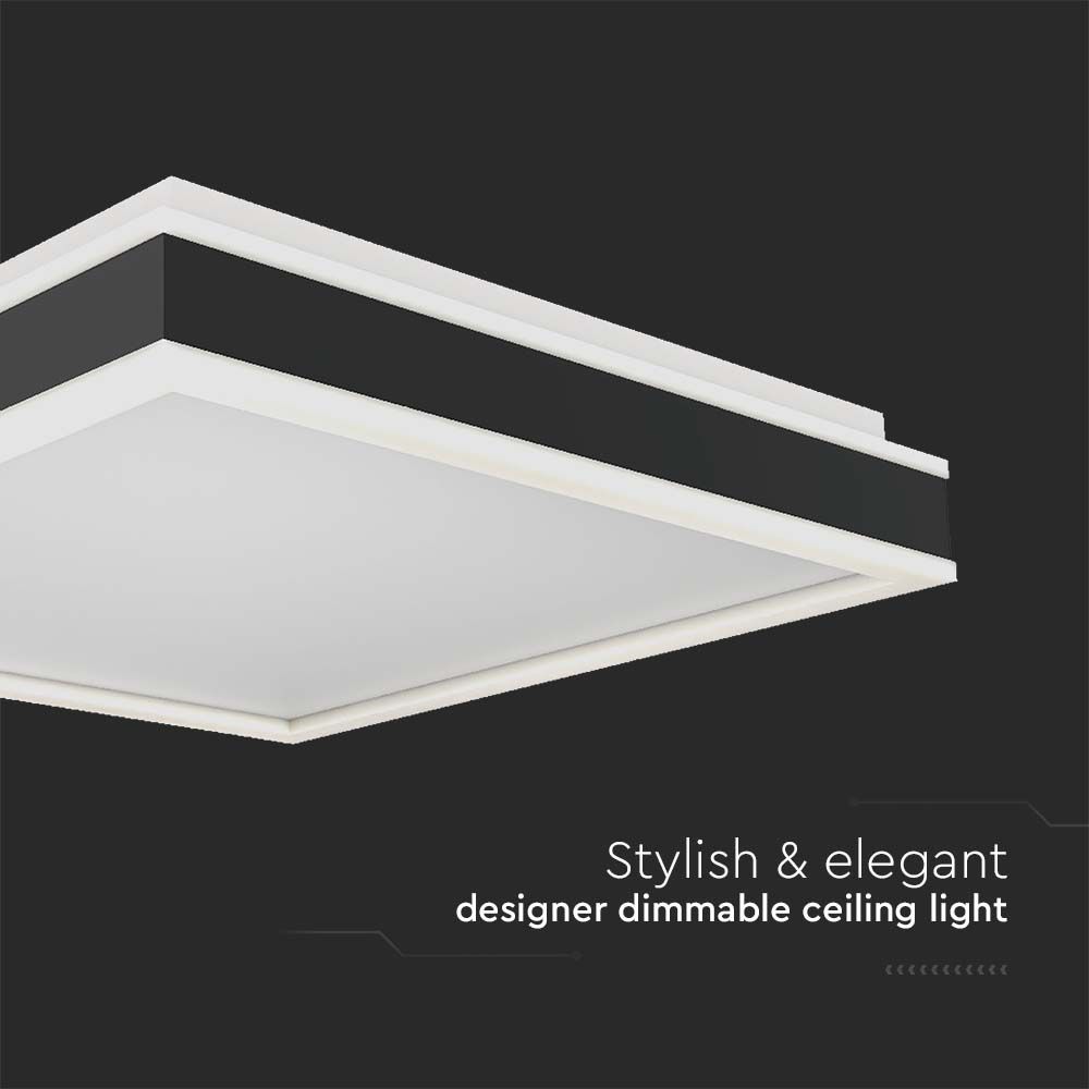 LED Designer Light Black Square img 1