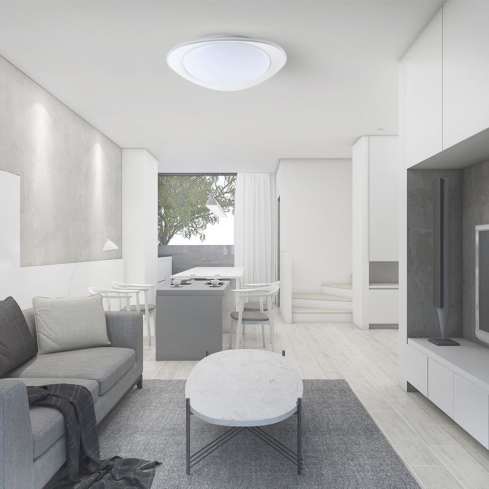 20W - 40W - 20W Designer Domelight Remote Control Dimmable Phantom Cover img 1