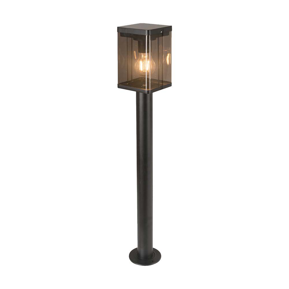 Piantana Solare LED da Giardino 2.5W con Sensore di Movimento a Microonde Colore Nero 3000K IP44