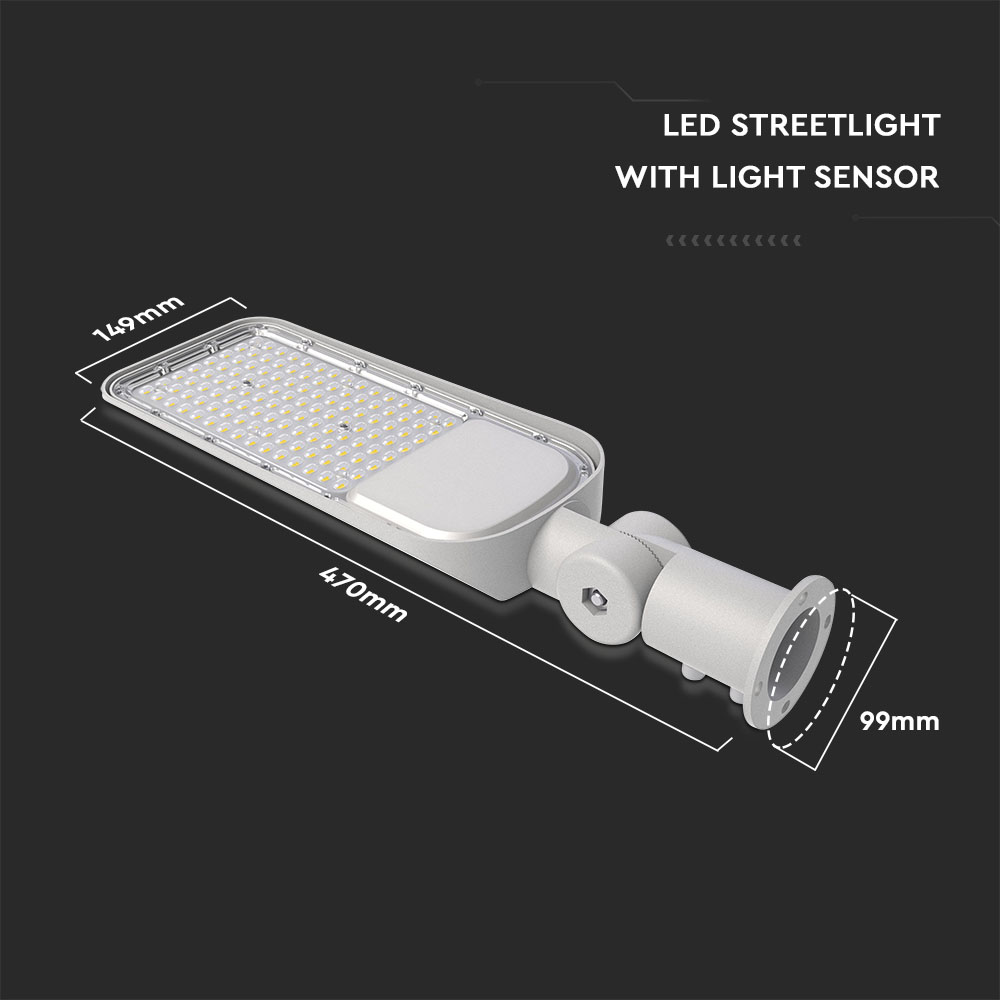 LED Street SAMSUNG CHIP Sensor 50W 6400K 120 LM/W