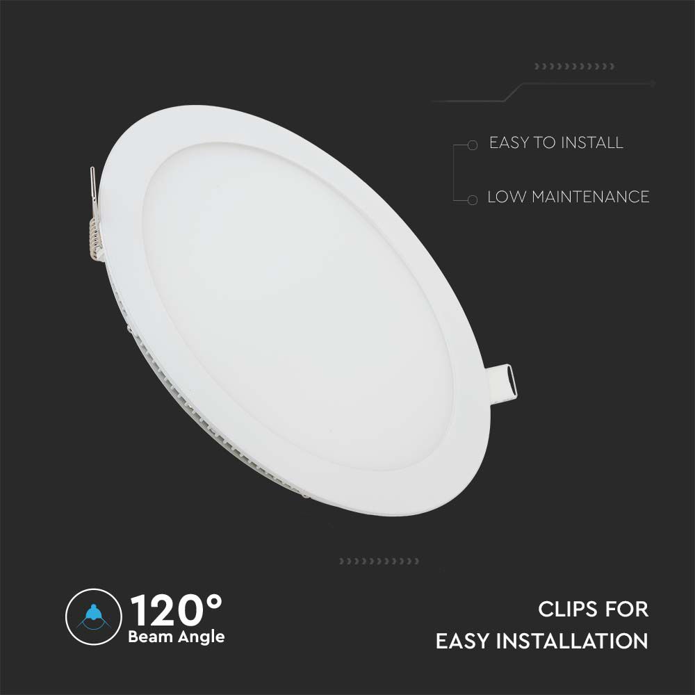 12W LED Premium pannel Down Round 3000K img 1