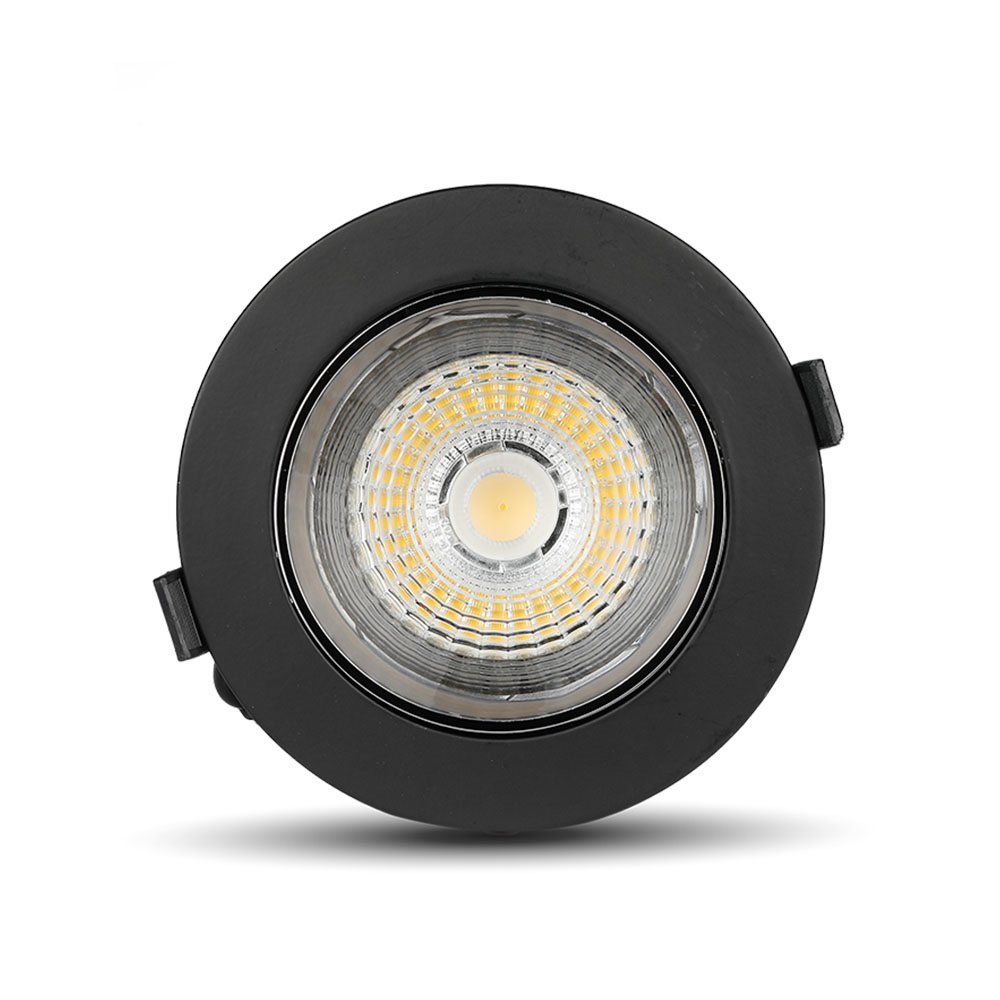 LED Downlight SAMSUNG Chip 30W COB Riflettore nero 6400K img 3