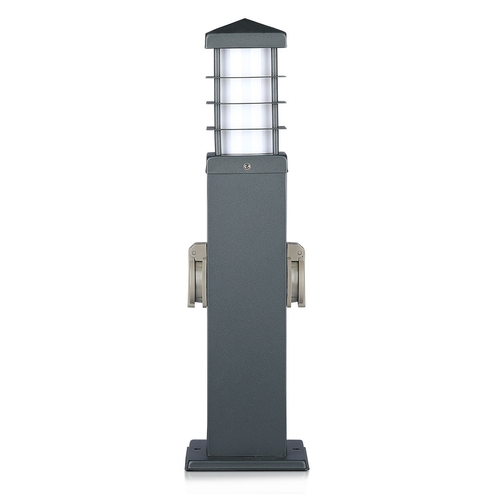 Presa doppia da giardino IP44 con lampada E27 IP44 img 2