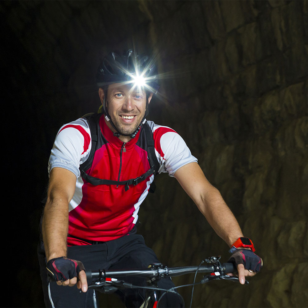 3W SMD ABS Head Light With Belt Rechargeable RGB IP44 img 1